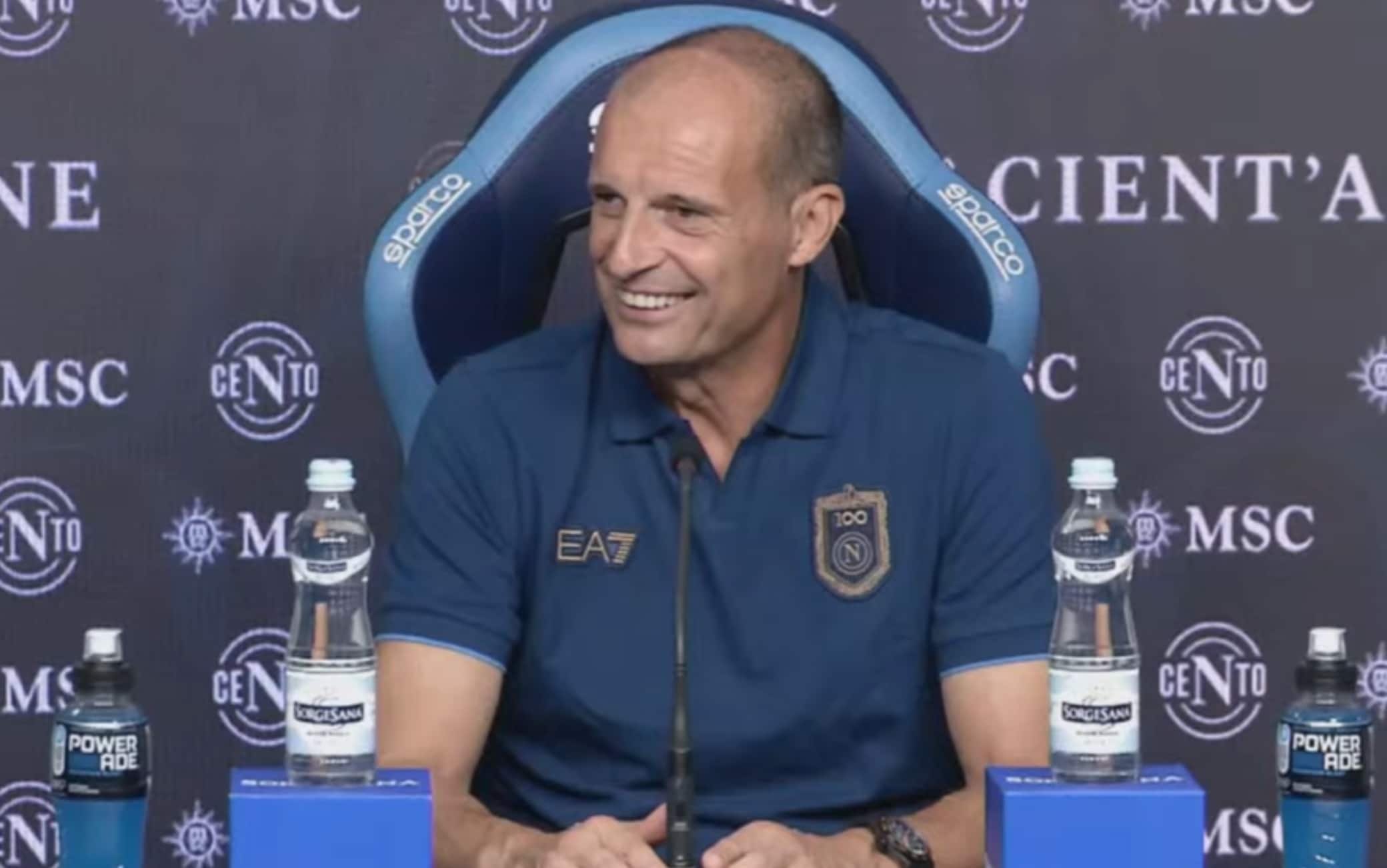Genoa-Napoli, Allegri in conferenza stampa: "La società è vigile sul calciomercato"