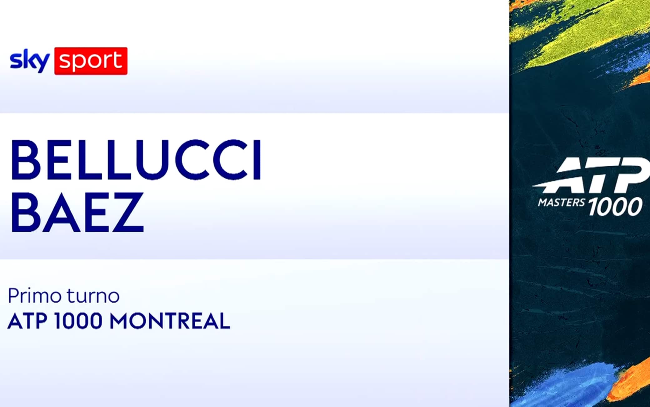 Bellucci-Baez: highlights Atp Montreal