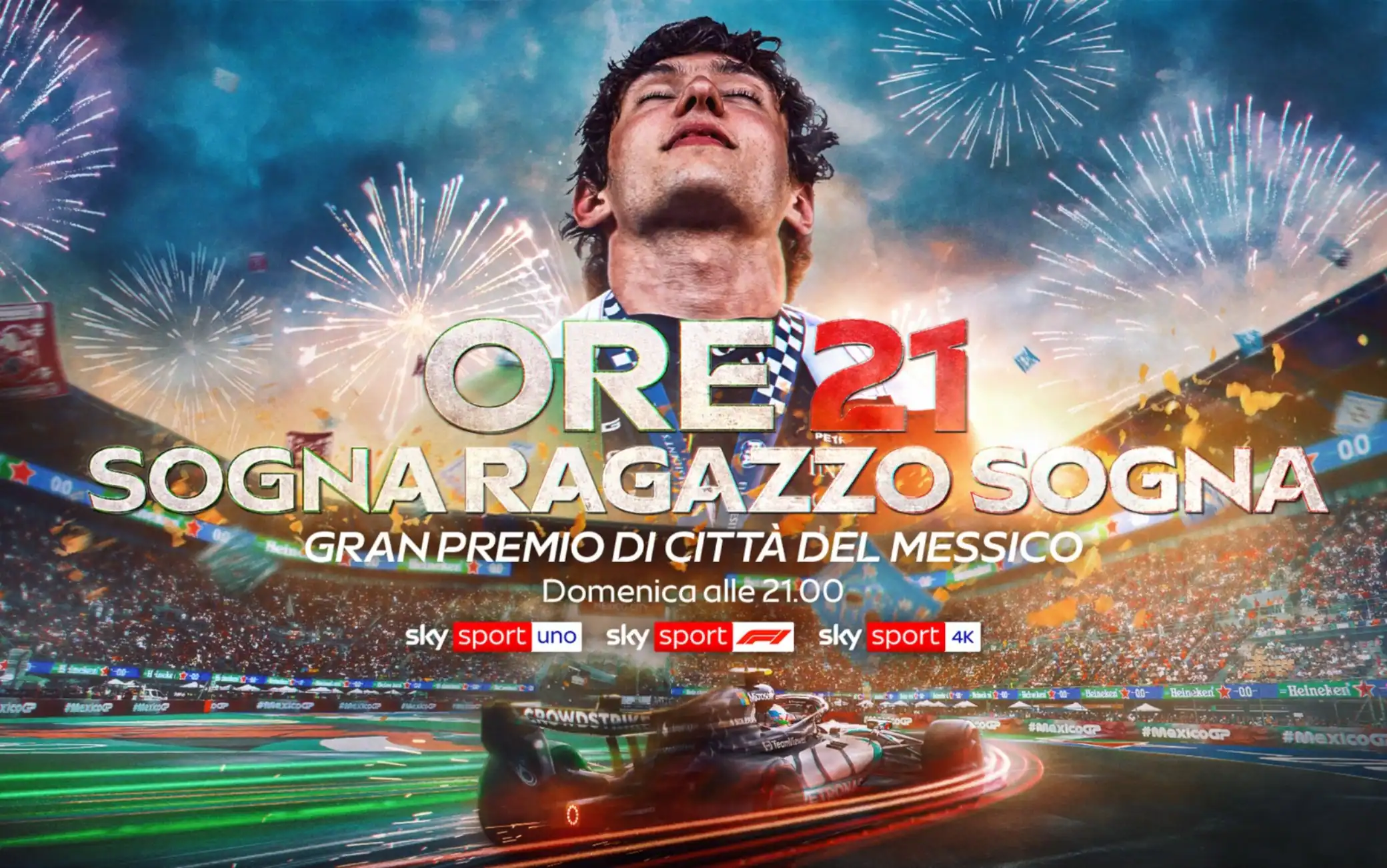 F1, "Sogna, ragazzo, sogna": il TRAILER Sky per il secondo match point di Antonelli