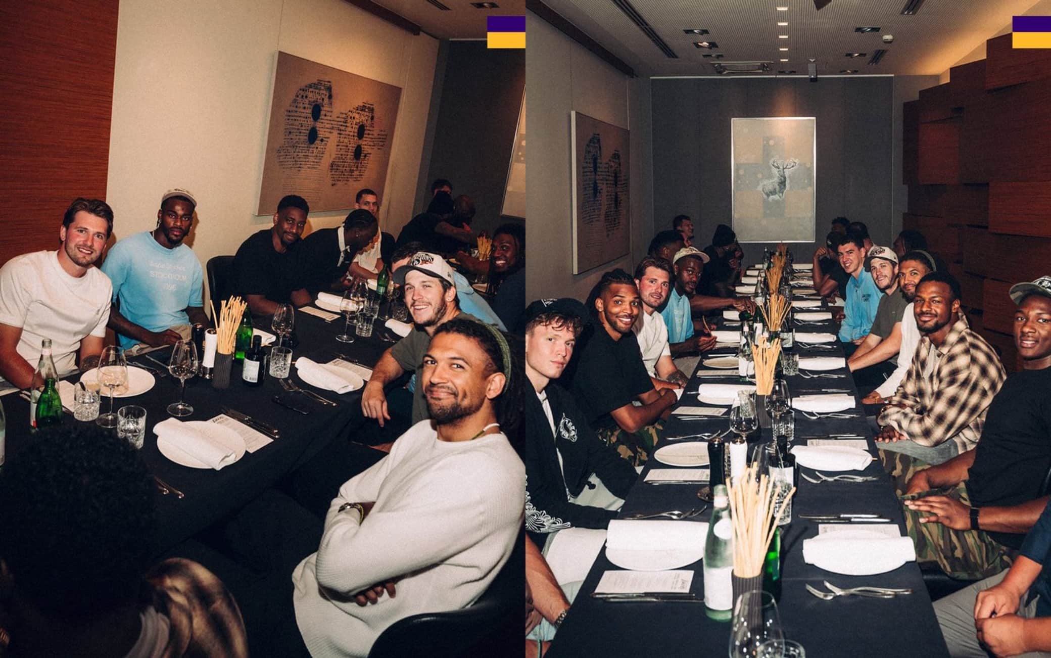 NBA, i Lakers tutti a cena in Slovenia nel ristorante preferito di Doncic: offre Luka