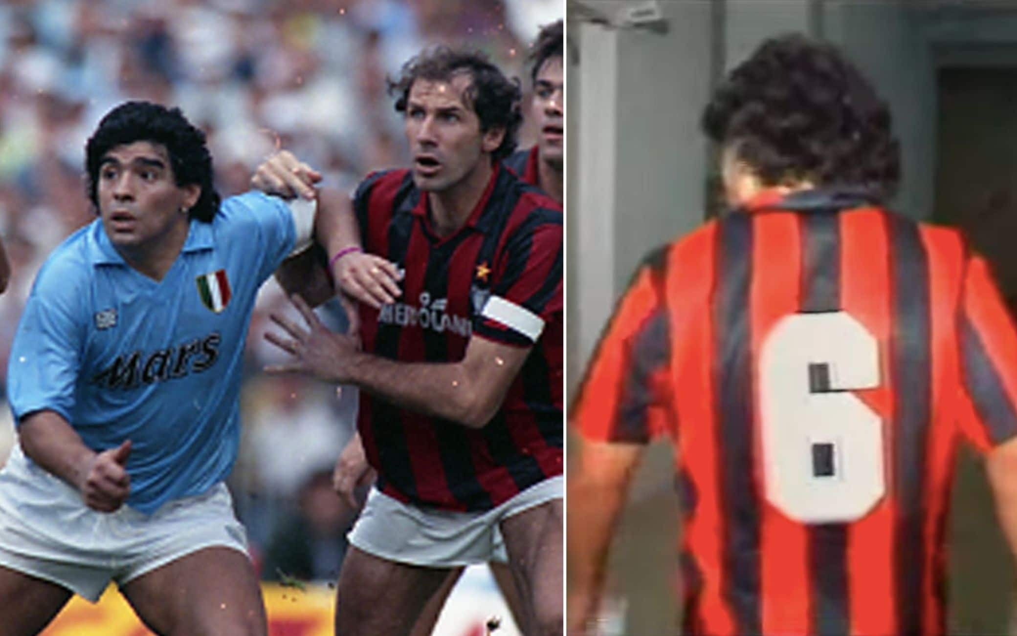 Quando Maradona omaggiò Baresi con la sua maglia numero 6: "Il migliore di tutti"