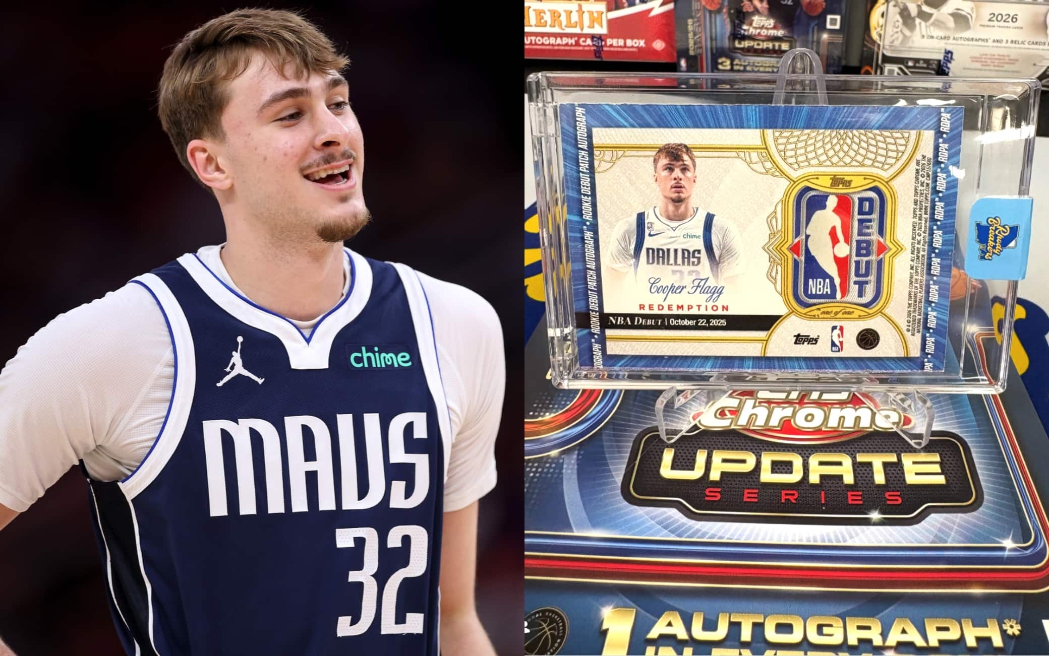 NBA, spunta la card con il 'patch' del debutto di Flagg: vale oltre un milione di dollari