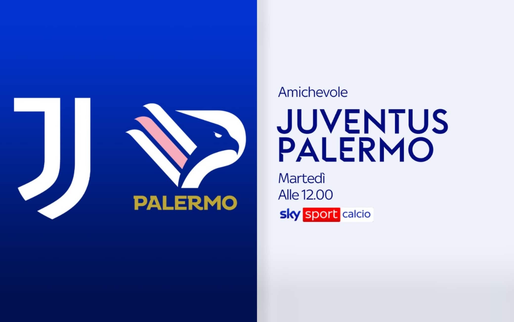 Juventus-Palermo su Sky, le probabili formazioni dell'amichevole