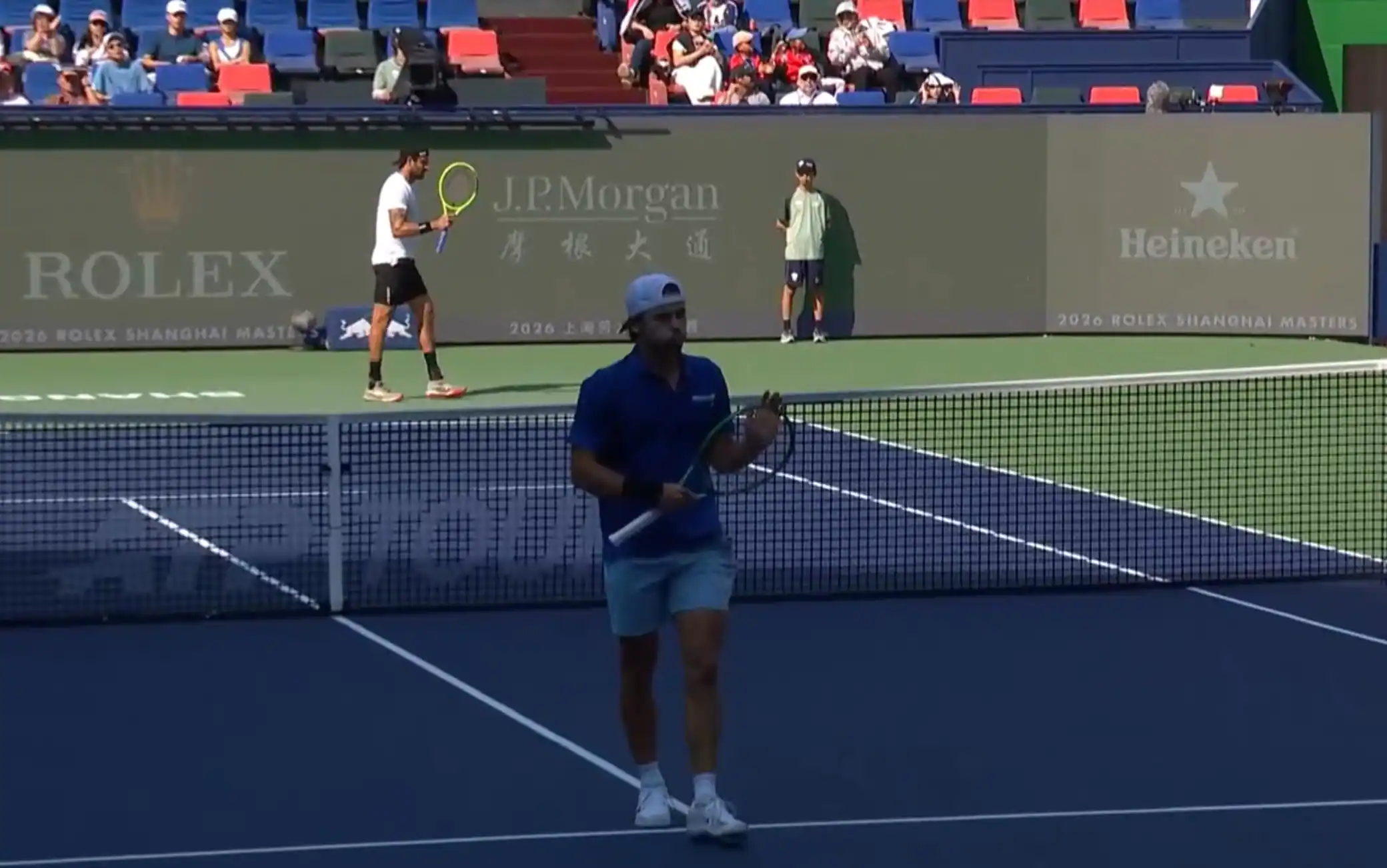 Berrettino show a Shanghai: lob stupendo, applaude anche Kovacevic. VIDEO