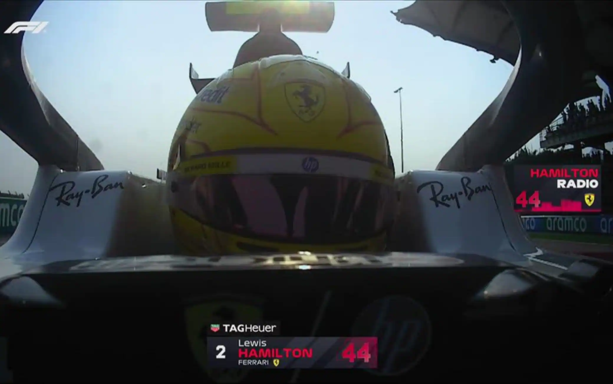 GP Bahrain, Hamilton esulta via radio dopo il 2° posto: "Finalmente ragazzi!" VIDEO