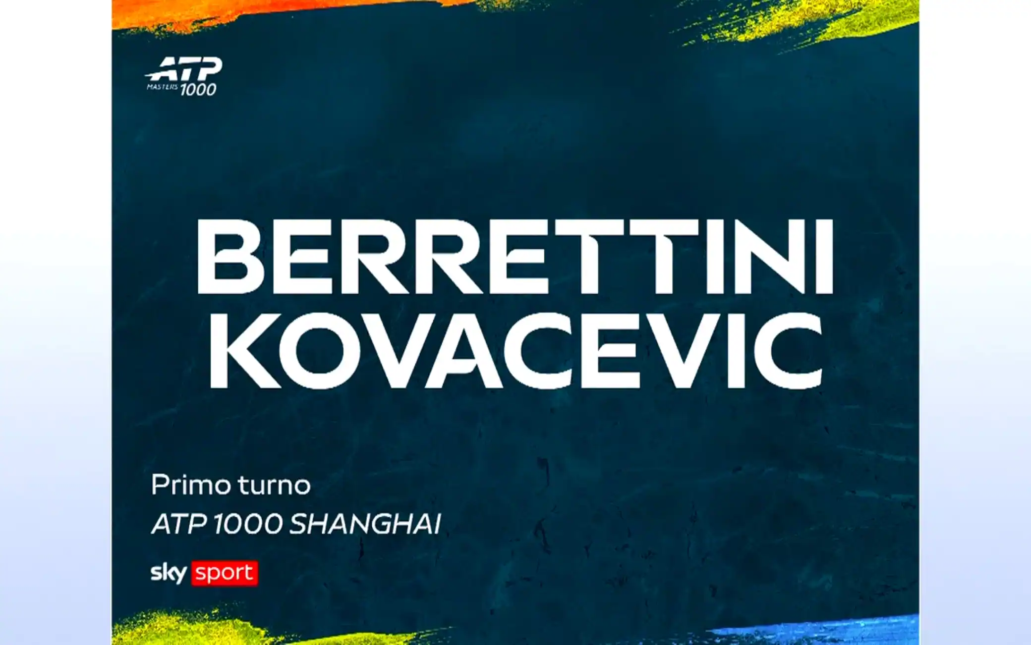 Berrettini-Kovacevic: highlights Atp Shanghai