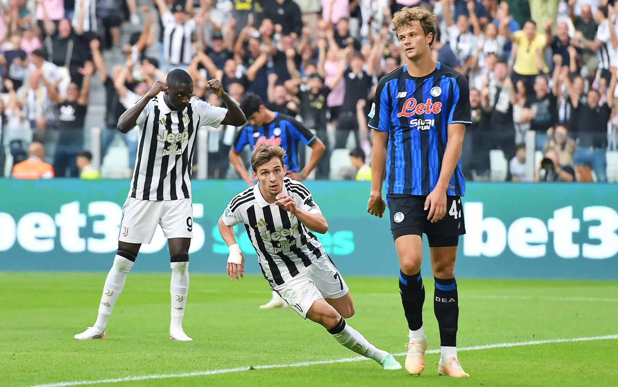 Juventus-Atalanta 2-0, gol e highlights: decidono Conceição e Bremer