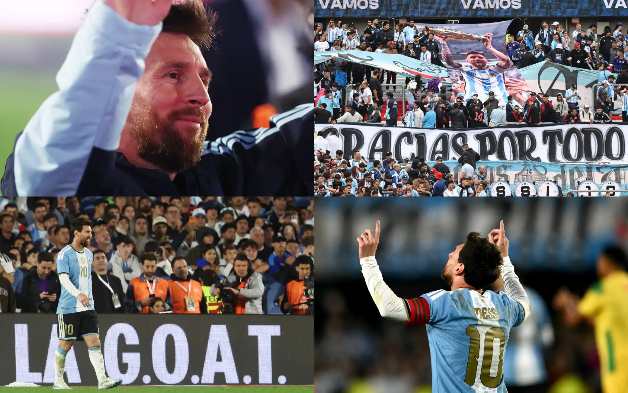 Messi, Argentina-Benin l'ultimo tango: le foto dal Monumental dell'addio di Leo