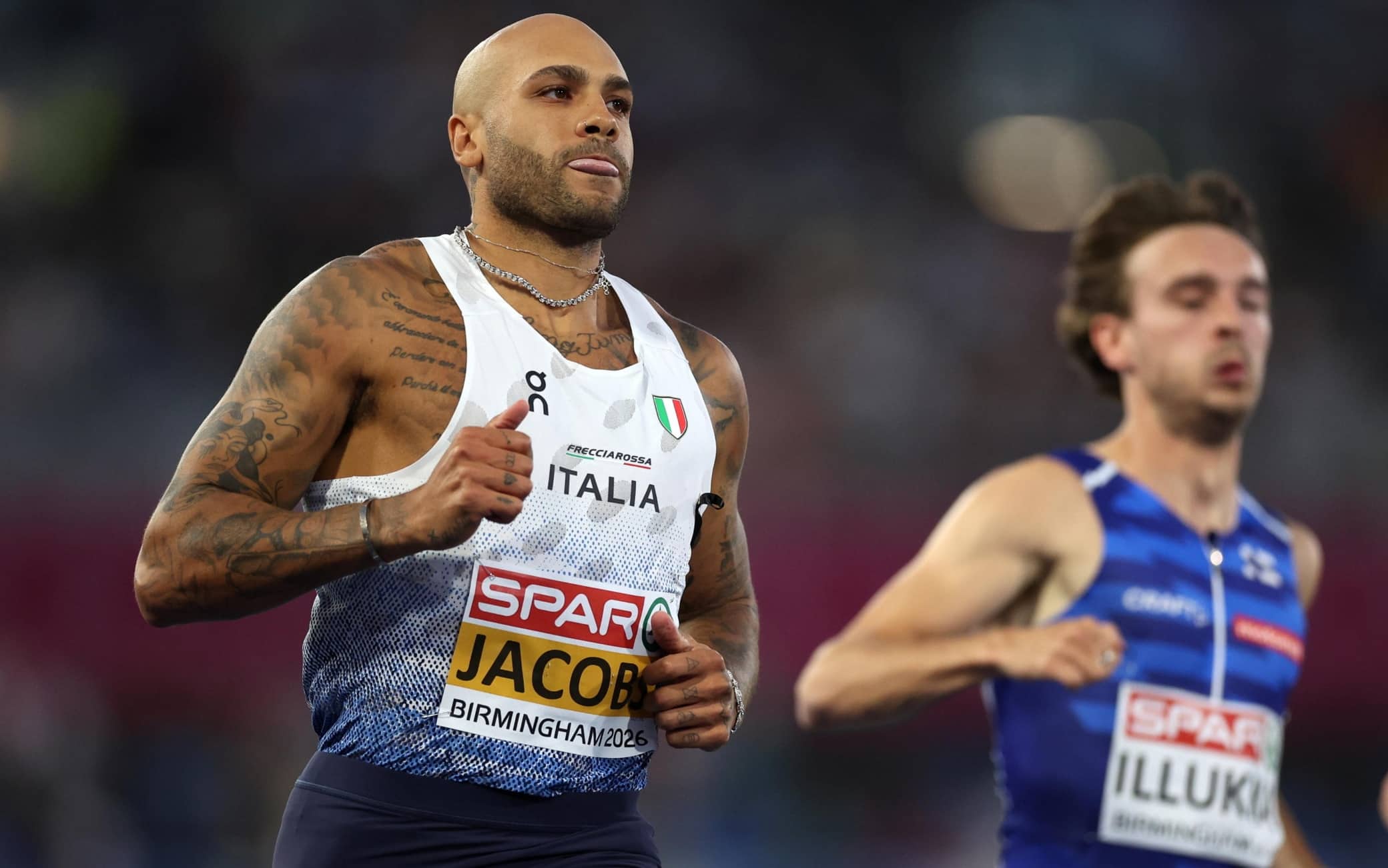 Marcell Jacobs, infortunio agli Europei di atletica durante i 100 metri: cosa è successo