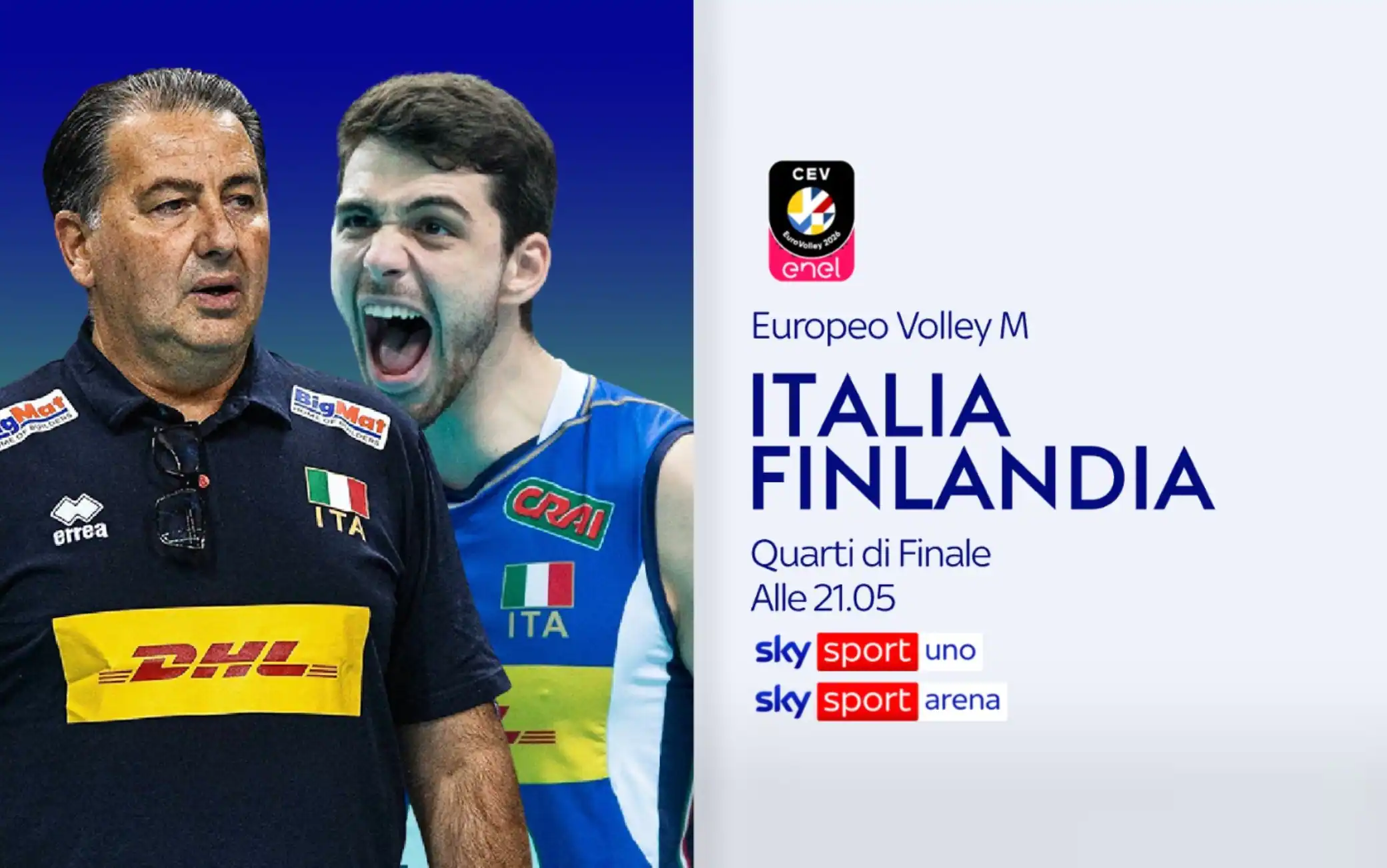 Italia-Finlandia oggi in tv e streaming: dove vedere la partita degli Europei di volley