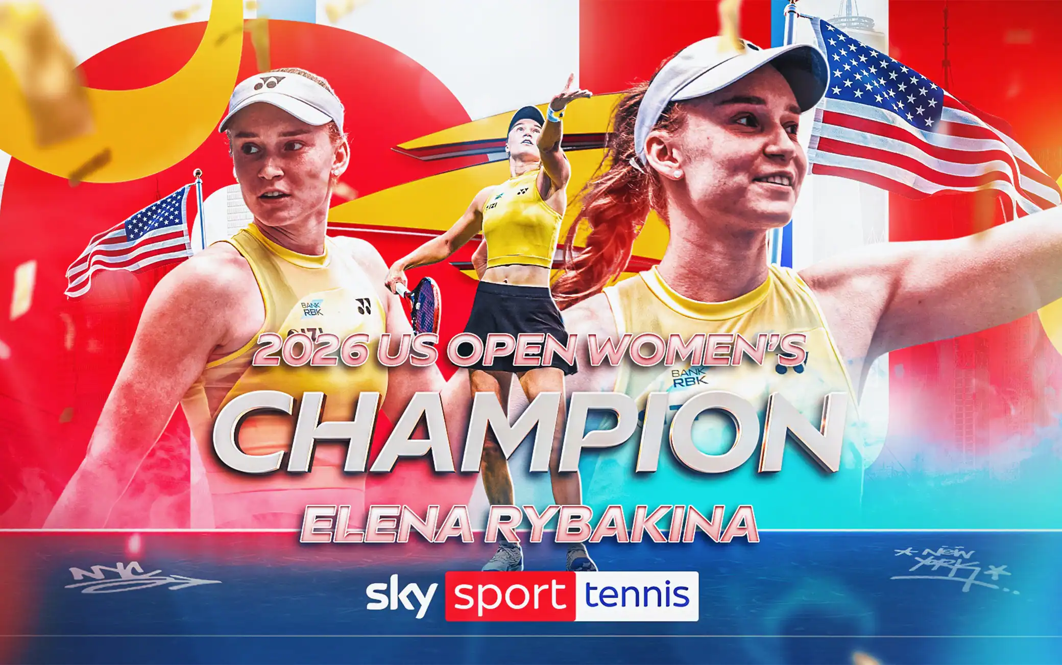 Rybakina vince gli US Open: Sabalenka battuta in tre set