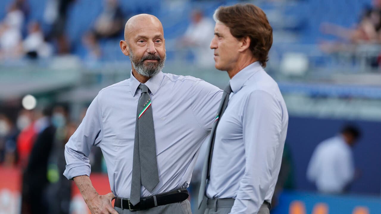 Calcio: Mancini, un onore essere compagno e amico di Vialli