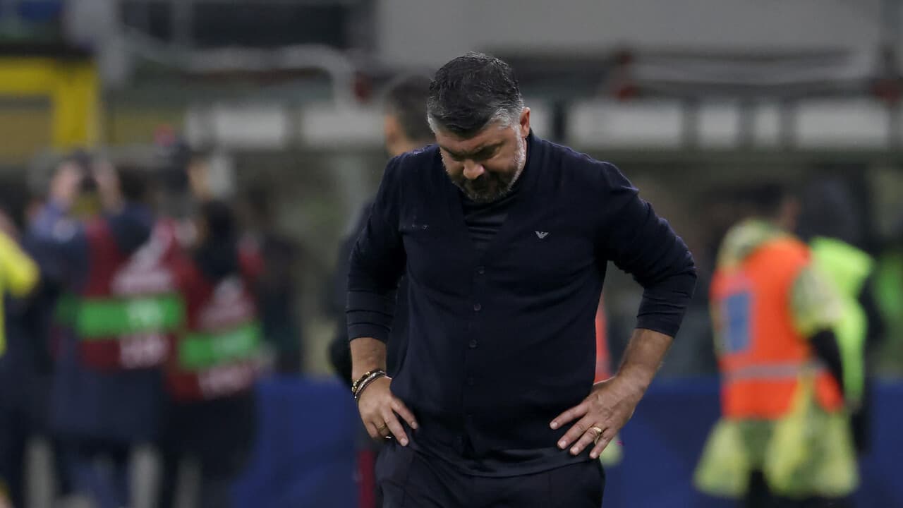 Coppa Italia: Gattuso, 'è una batosta, chiediamo scusa e andiamo avanti'