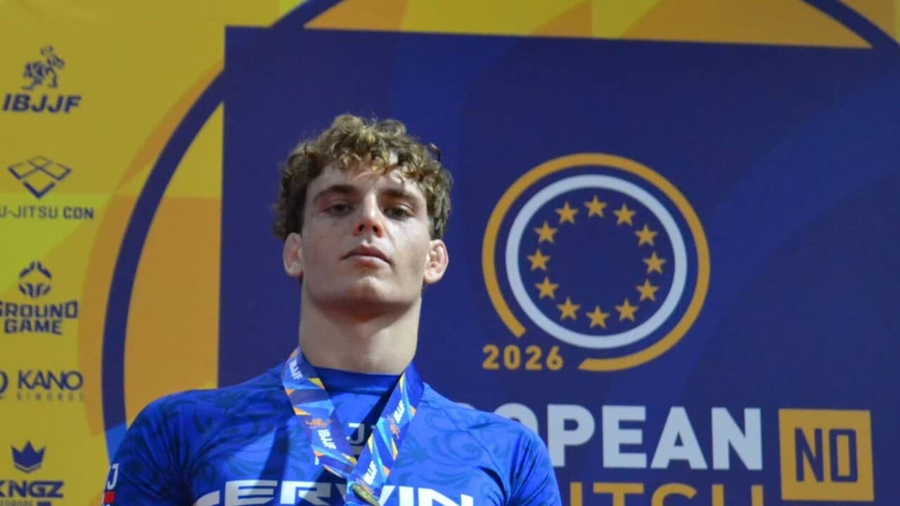 Jiu jitsu: Calabrò conquista il bronzo agli Europei No-Gi