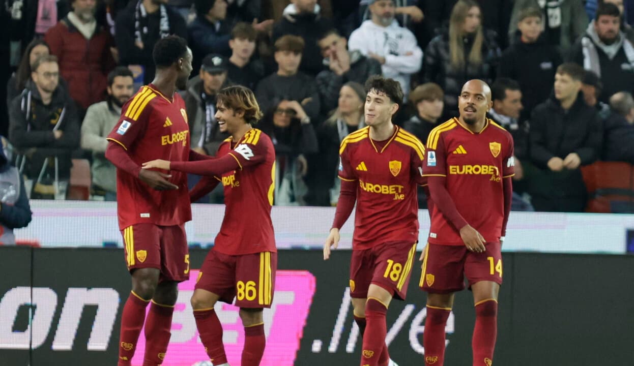 Serie A: La Roma travolgente fa cinque gol all'Udinese, Runjaic al capolinea 