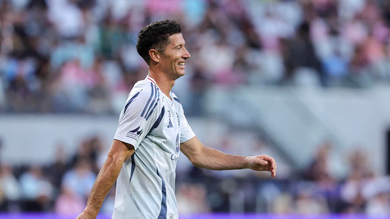 Lewandoswki esordio amaro in Usa, ko con l'Inter Miami senza Messi