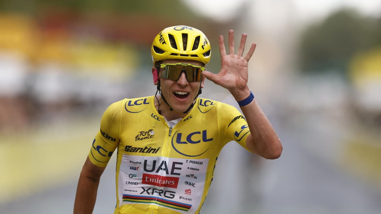 Tadej Pogacar vince il suo quinto Tour de France