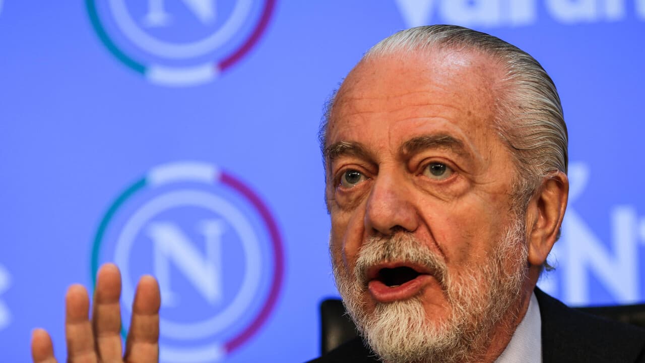 Figc, De Laurentiis: 'Troppa politica, Abodi e Giorgetti creano solo problemi'