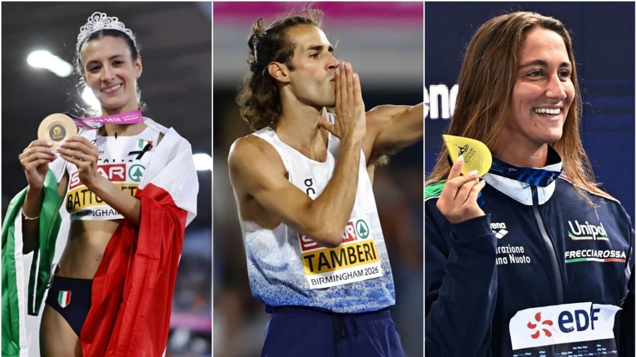 Quadarella e Battocletti regine d'Europa, Tamberi una leggenda