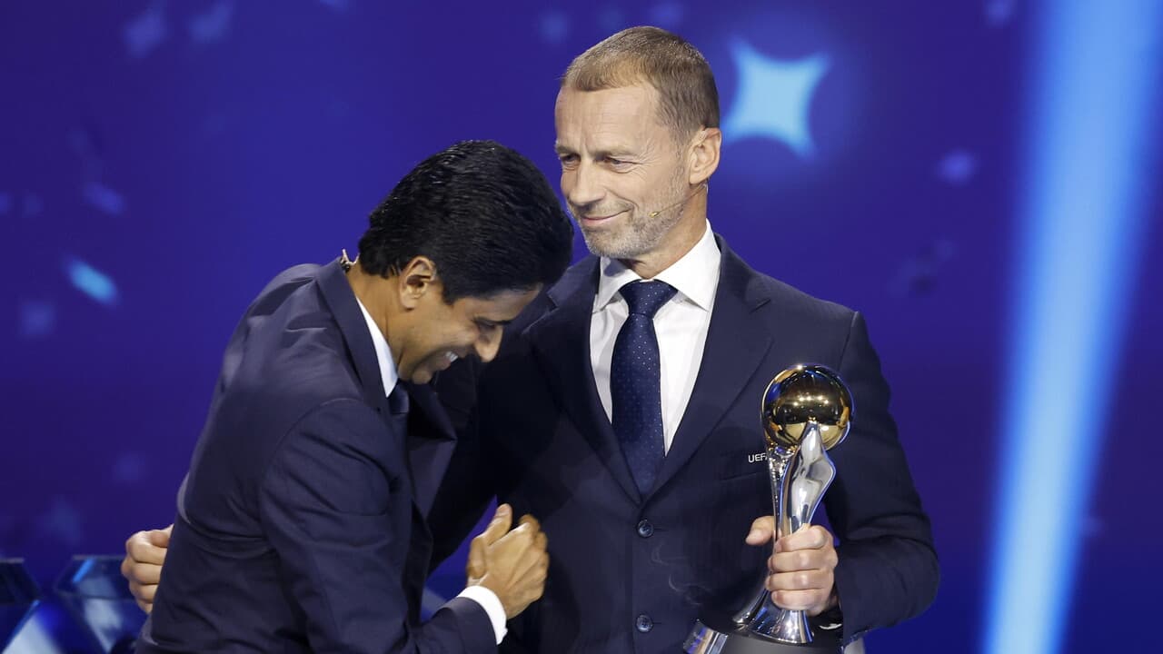 Uefa: Al-Khelaïfi chiede a Ceferin di ricandidarsi alla presidenza