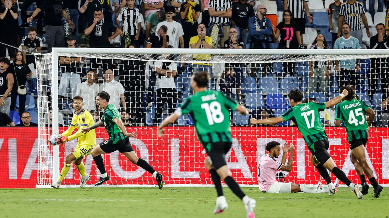 Serie A: Juventus ko con il Sassuolo, il Napoli riparte con Lobotka