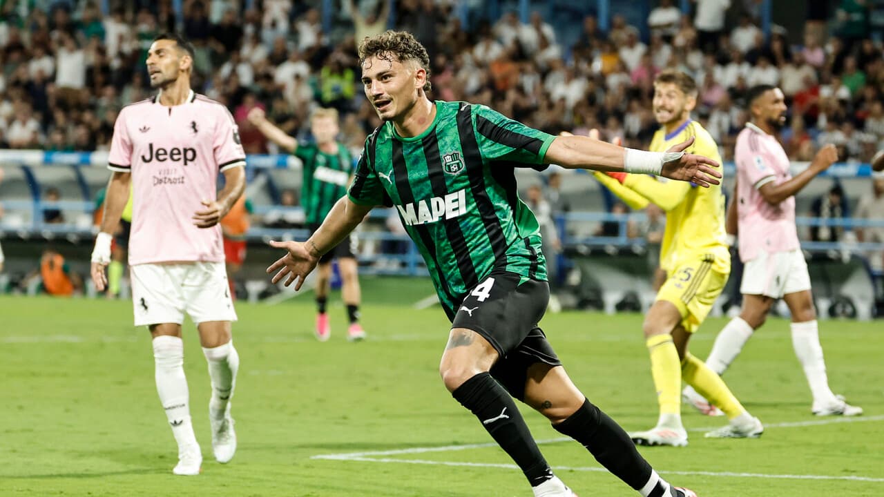 Serie A: alla Juventus non basta la doppietta di Zhegrova, ko con il Sassuolo