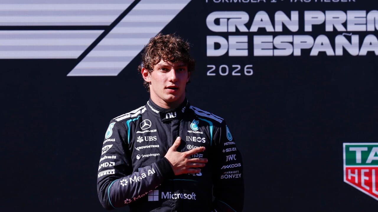 F1: Antonelli vola anche a Madrid e allunga per il Mondiale