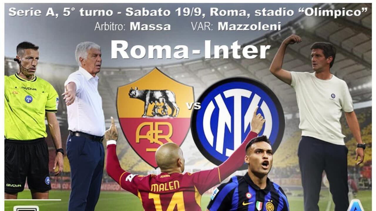 Serie A: Roma-Inter in campo alle 18 DIRETTA