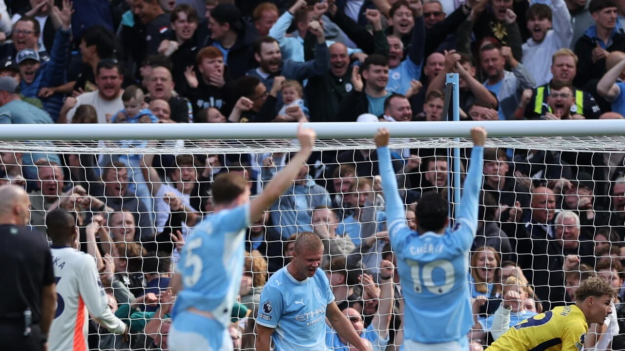 Premier League: il City batte il Coventry, primo punto per il Tottenham di De Zerbi