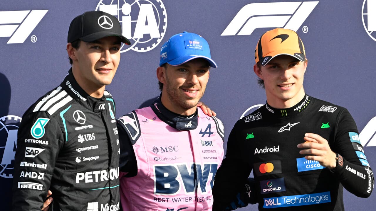 F1: Piastri penalizzato 3 posizioni, due Ferrari salgono in seconda fila