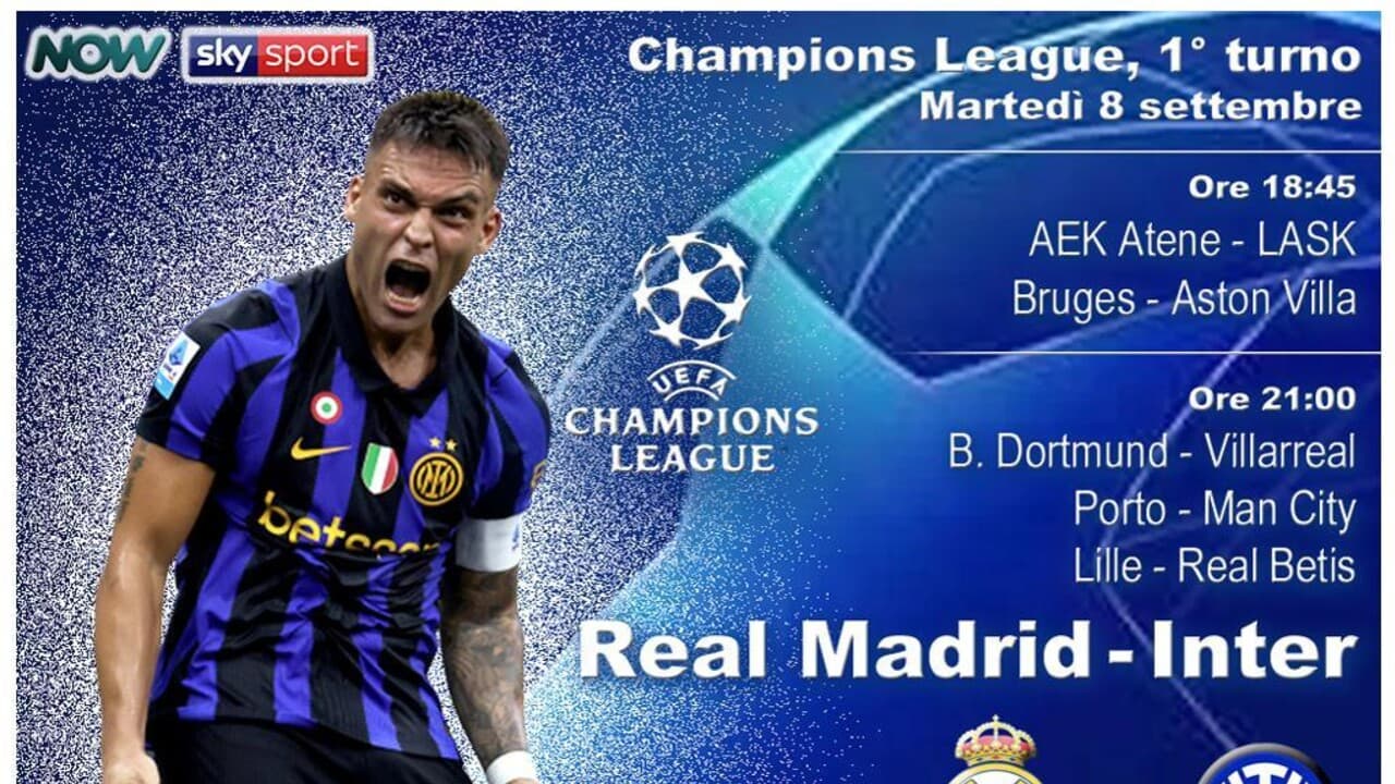 Champions League: Real Madrid-Inter in campo martedì alle 21 DIRETTA