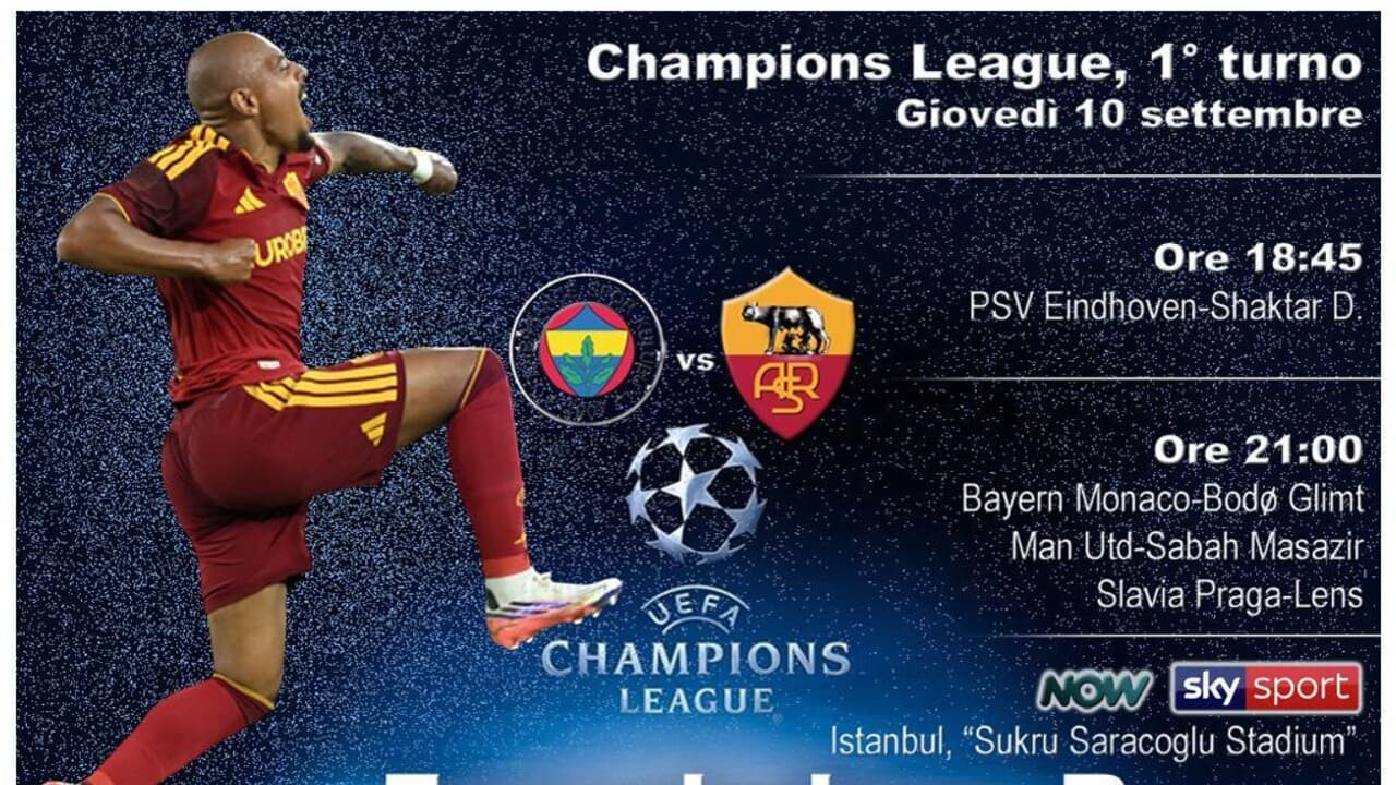 La Roma ritrova la Champions, Gasp: 'Col Fenerbahce un banco di prova'